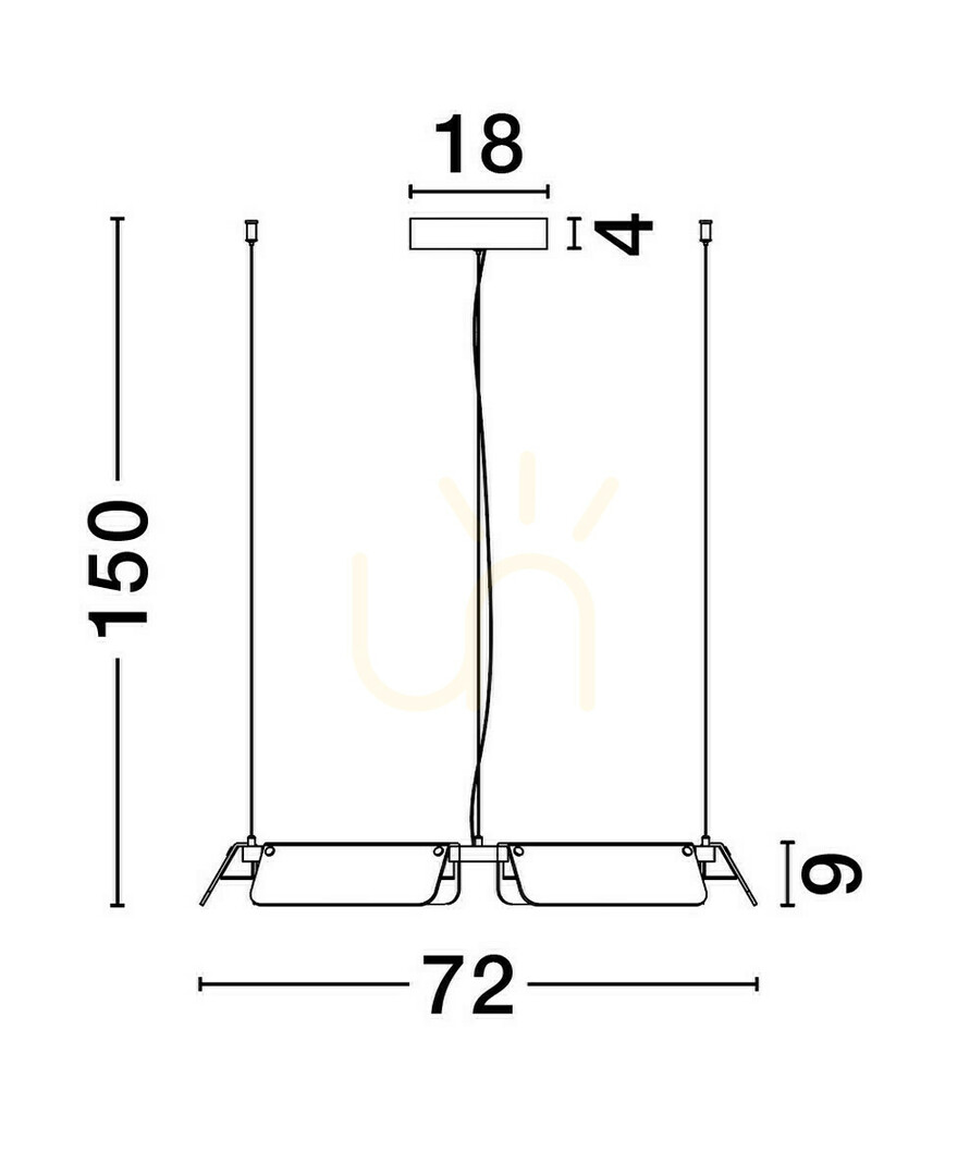 Display ROCA Luces Exclusivas Pendant Lamp LE44229 ROCA Luces Exclusivas Pendant Lamp LE44229