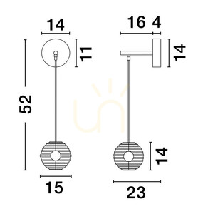 SECO Luces Exclusivas wall lamp LE44234 2 SECO Luces Exclusivas wall lamp LE44234 small 2