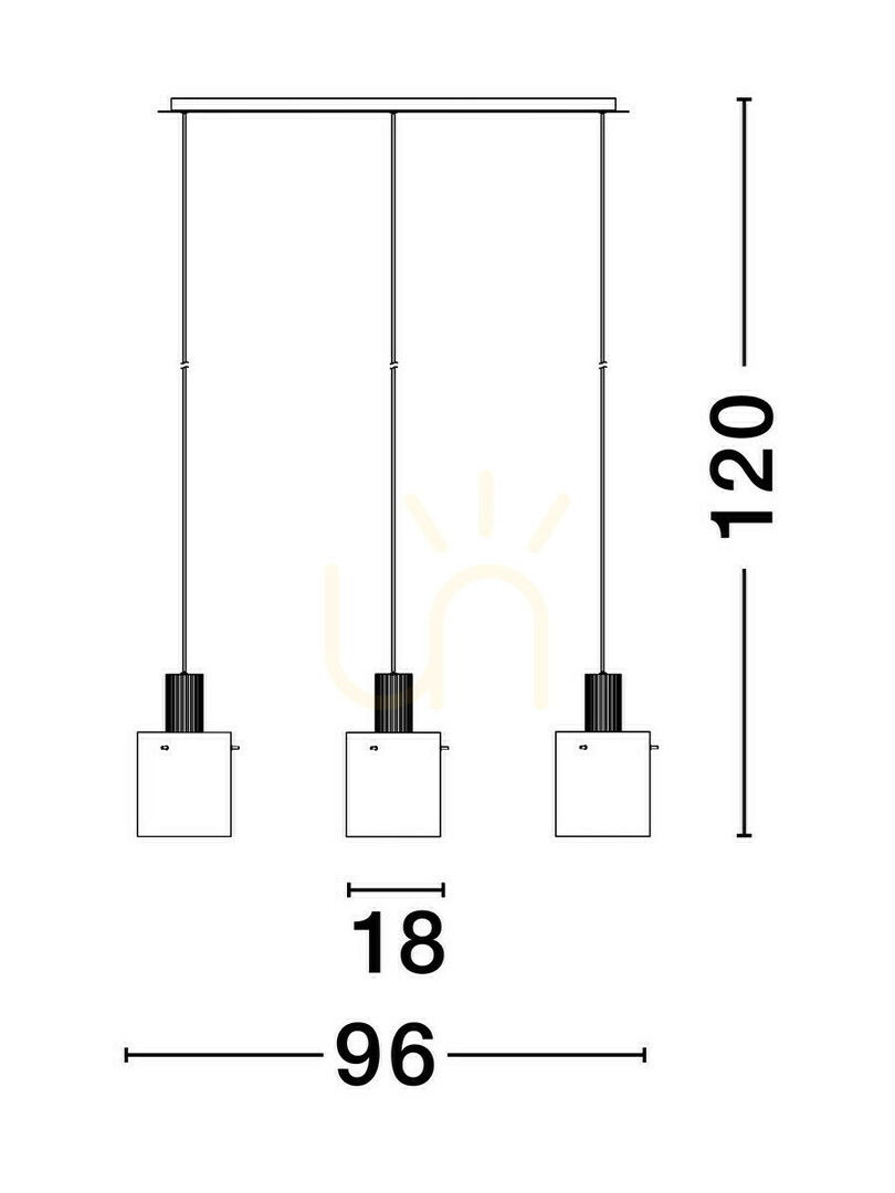 Display ORAN Luces Exclusivas Pendant Lamp LE44245 ORAN Luces Exclusivas Pendant Lamp LE44245