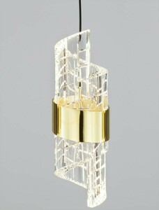 Luces Exclusivas PAITA LE44352 LED pendant light black and gold 83 cm 3000 K small 2