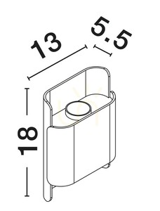 Outdoor wall lamp ORURO Luces Exclusivas LE73645 small 3