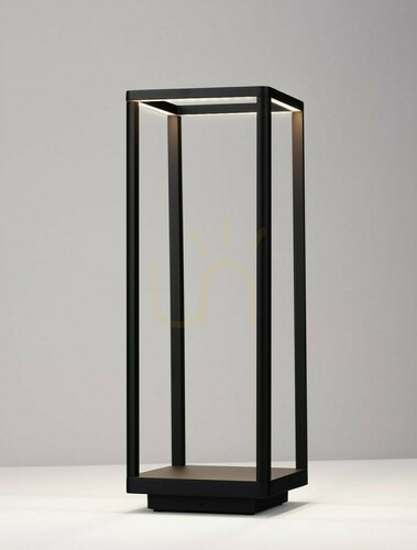 Check Luces Exclusivas MARCOS LE73686 black LED bollard light 50 cm
