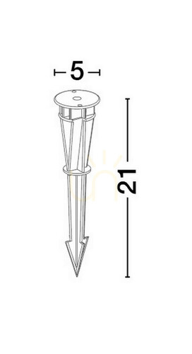 Check Mounting Accessory for ANANEA Luces Exclusivas Garden Lamps LE73744.