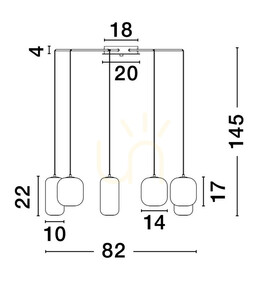 ANUCO Luces Exclusivas Pendant Lamp LE44615 small 3