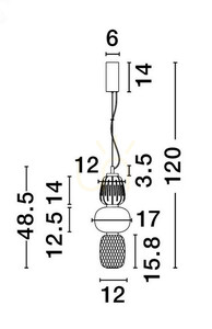 ARROYOS Luces Exclusivas Pendant Lamp LE44495 3 ARROYOS Luces Exclusivas Pendant Lamp LE44495 small 3