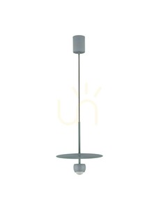 BAILA Luces Exclusivas LE44536 LED pendant light, blue-grey, 30 cm small 0