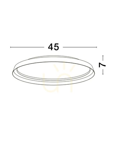 Check Plafond BATALLAS Luces Exclusivas LE44652