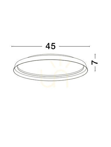 Check Plafond BATALLAS Luces Exclusivas LE44789