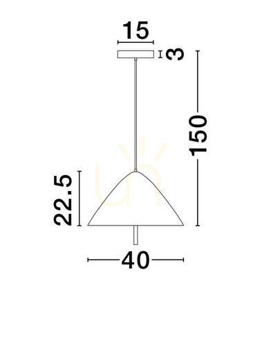 Check CARAPARI Pendant Lamp by Luces Exclusivas LE44814
