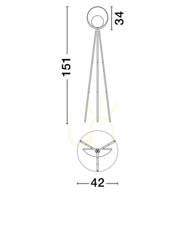 Check CATIAMAR Luces Exclusivas Floor Lamp LE44958