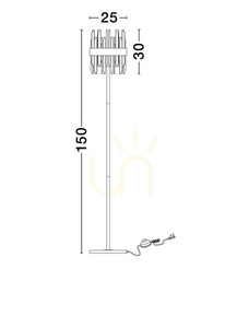 CHOLULA Floor Lamp by Luces Exclusivas LE44726 1 CHOLULA Floor Lamp by Luces Exclusivas LE44726 small 1