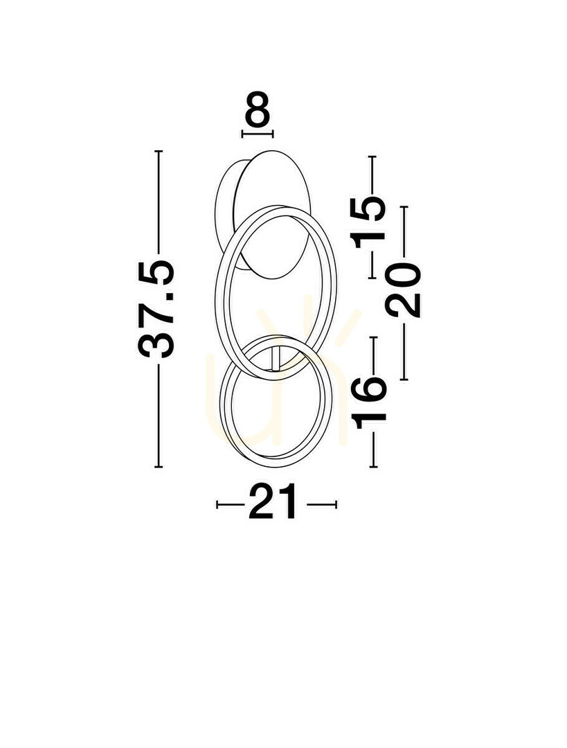 Display CHULUMANI Luces Exclusivas wall lamp LE44821 CHULUMANI Luces Exclusivas wall lamp LE44821