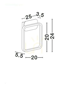 CHULUMANI LED Wall Light Black and Gold Luces Exclusivas LE44824 small 3