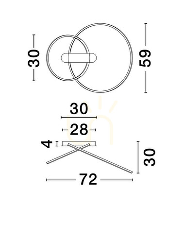 Check Plafond COMARAPA Luces Exclusivas LE44671