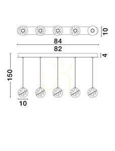 CUYO Luces Exclusivas Pendant Lamp LE44720 small 3