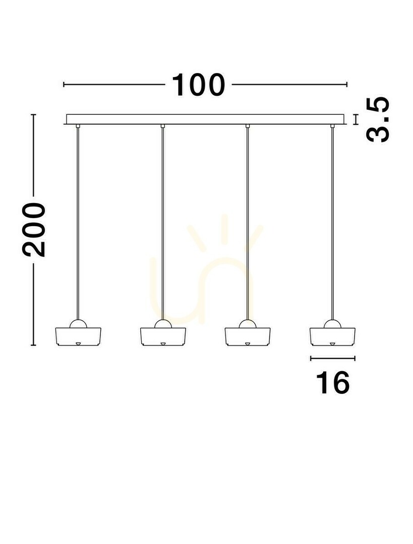 View ESPINAR Luces Exclusivas Pendant Lamp LE44732 ESPINAR Luces Exclusivas Pendant Lamp LE44732