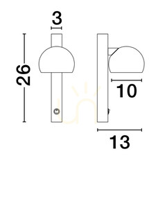 FRONTERA wall lamp by Luces Exclusivas LE44940 small 3