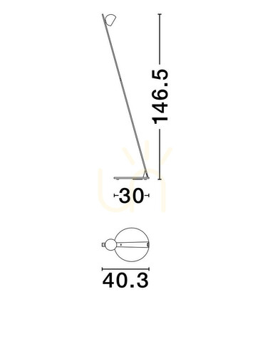 Check FRONTERA Floor Lamp by Luces Exclusivas LE44943