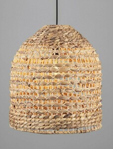 GUARDIA Pendant Light with Water Hyacinth Shade Ø42.5 cm E27 Luces Exclusivas LE44577 small 1