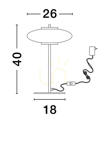 Check HUACARAJE Table Lamp by Luces Exclusivas LE44831