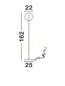 HUALMAY Luces Exclusivas Floor Lamp LE44835. small 1