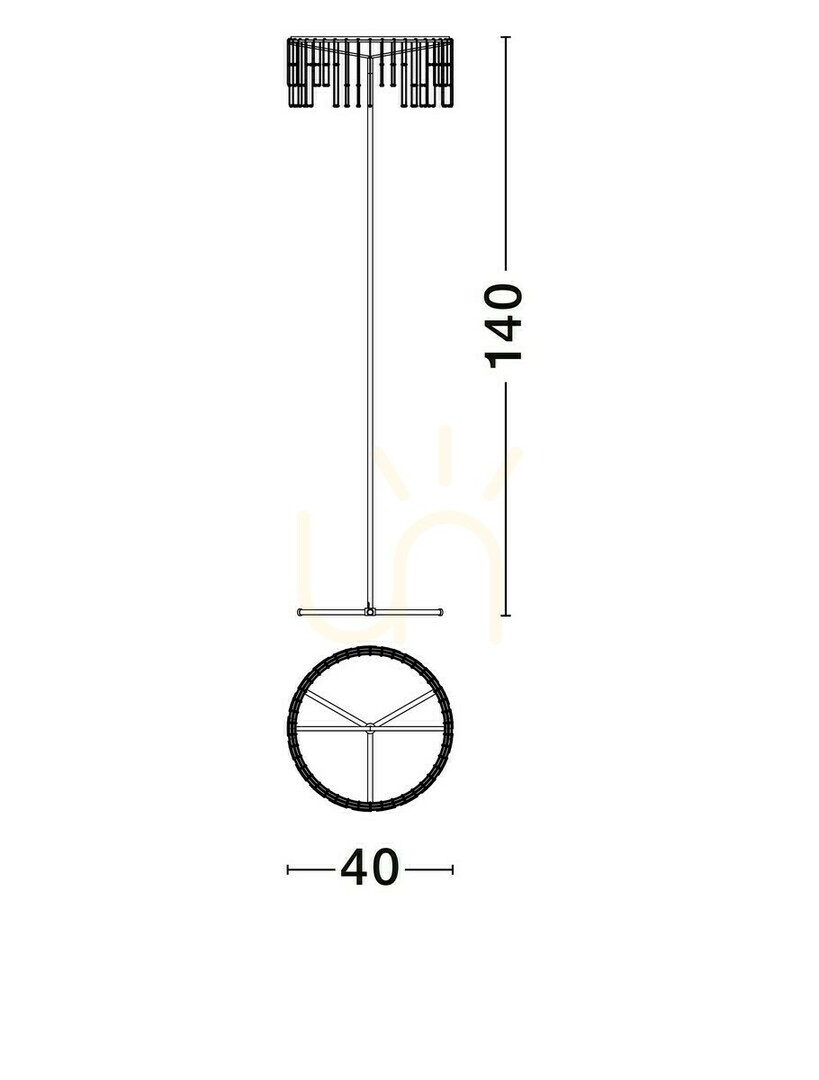 Display HUARAZ Luces Exclusivas Floor Lamp LE44719 HUARAZ Luces Exclusivas Floor Lamp LE44719