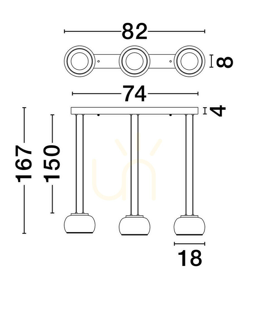 Display HUARMEY Pendant Lamp by Luces Exclusivas LE44843 HUARMEY Pendant Lamp by Luces Exclusivas LE44843