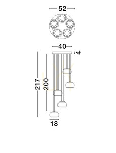 HUARMEY Pendant Lamp by Luces Exclusivas LE44844 small 1