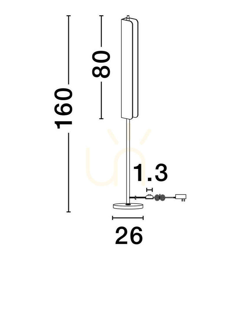 Display MAIRANA Floor Lamp by Luces Exclusivas LE44620 MAIRANA Floor Lamp by Luces Exclusivas LE44620