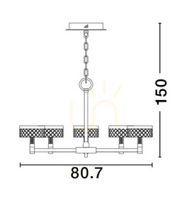 MINEROS Pendant Lamp by Luces Exclusivas LE44586 3 MINEROS Pendant Lamp by Luces Exclusivas LE44586 small 3