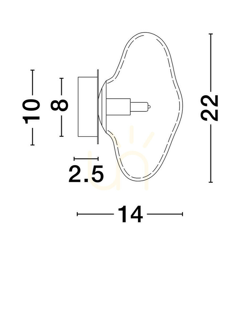 Display NAYARIT Luces Exclusivas wall lamp LE44932 NAYARIT Luces Exclusivas wall lamp LE44932