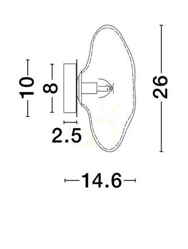 Check NAYARIT Luces Exclusivas wall lamp LE44933
