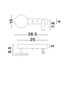 PAROTANI Luces Exclusivas wall lamp LE44678 3 PAROTANI Luces Exclusivas wall lamp LE44678 small 3