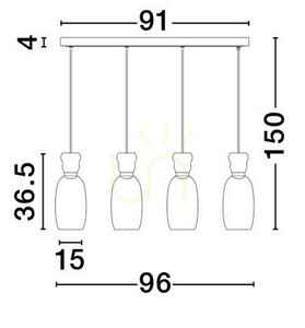 PERENE Pendant Lamp by Luces Exclusivas LE44469 small 2