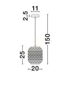 POMALCA Luces Exclusivas Pendant Lamp LE44860 3 POMALCA Luces Exclusivas Pendant Lamp LE44860 small 3