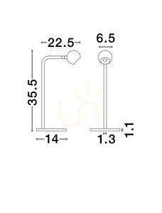 PUCARANI Luces Exclusivas Table Lamp LE44682 1 PUCARANI Luces Exclusivas Table Lamp LE44682 small 1