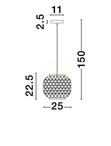 REQUENA Luces Exclusivas Pendant Lamp LE44862 small 3