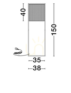 SECHURA Floor Lamp by Luces Exclusivas LE44864 small 1