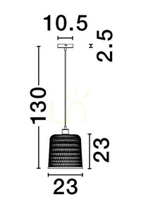 TALITAS Luces Exclusivas Pendant Lamp LE44511 small 3