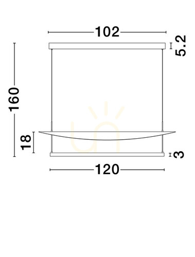 Check TIRAQUE Pendant Lamp by Luces Exclusivas LE44631