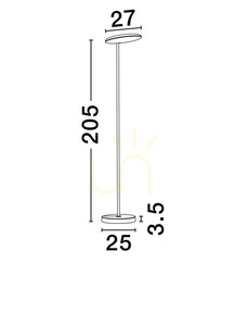 TRUNCADO Floor Lamp by Luces Exclusivas LE44950 small 3