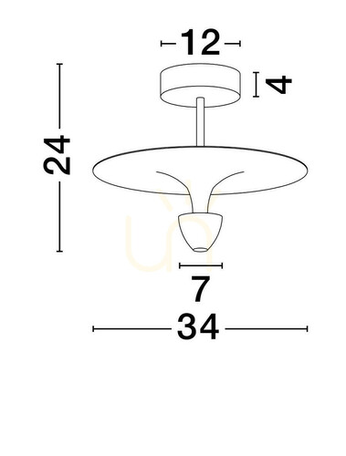 Check Plafond UCURENA Luces Exclusivas LE44638