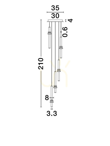 Check URUBICHA Luces Exclusivas Pendant Lamp LE44691
