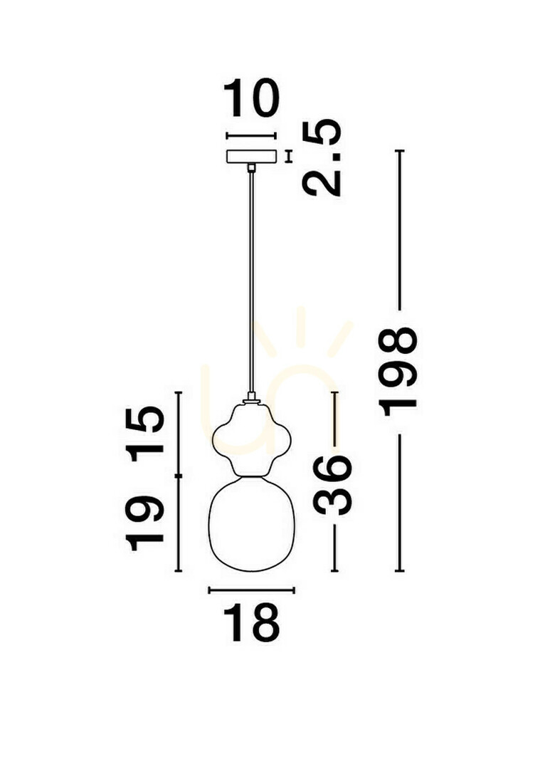 Display VILROSA Luces Exclusivas Pendant Lamp LE44556 VILROSA Luces Exclusivas Pendant Lamp LE44556