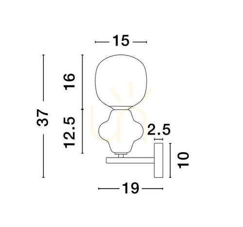 Check VILROSA Luces Exclusivas wall lamp LE44572