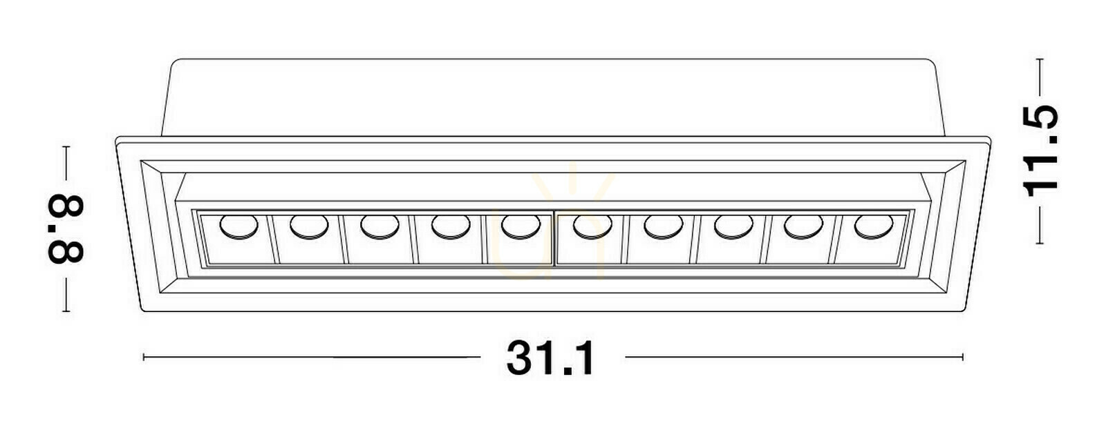 View MURELIA Luces Exclusivas Ceiling Lens LE65130 MURELIA Luces Exclusivas Ceiling Lens LE65130