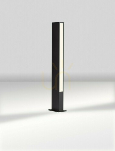 Check Luces Exclusivas CARMIZO LE75107 Black Outdoor Bollard Light, LED 12 W, 60 cm