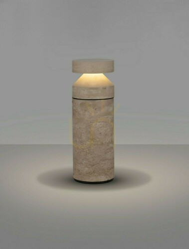 Check Luces Exclusivas REVARIO outdoor pedestal light LED 21 W beige LE75113