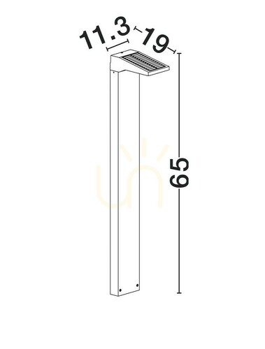 Check DIVANTA Luces Exclusivas Solar Lamp LE75123