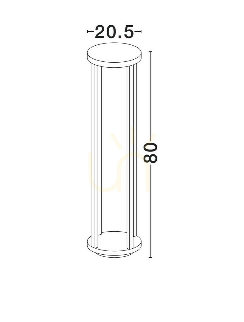 Display TAZORIA Lighting Post by Luces Exclusivas LE75171 TAZORIA Lighting Post by Luces Exclusivas LE75171